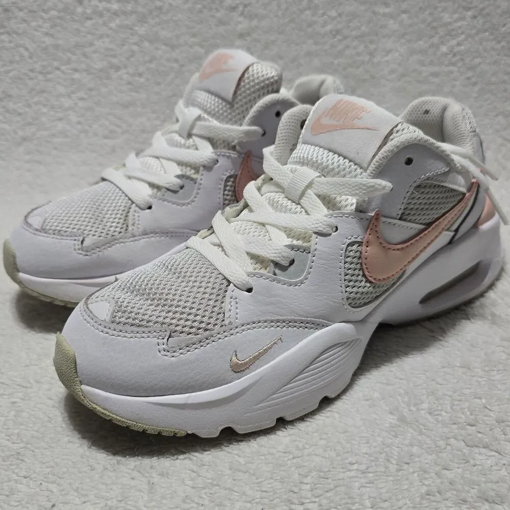 Nike Air Max Fusion Women's 7 Sneakers White Coral CJ1671-101 Athletic Shoes